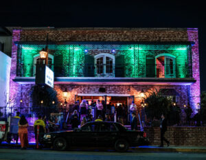 The Nocturne Theatre exterior showing Broadway theatre musicals