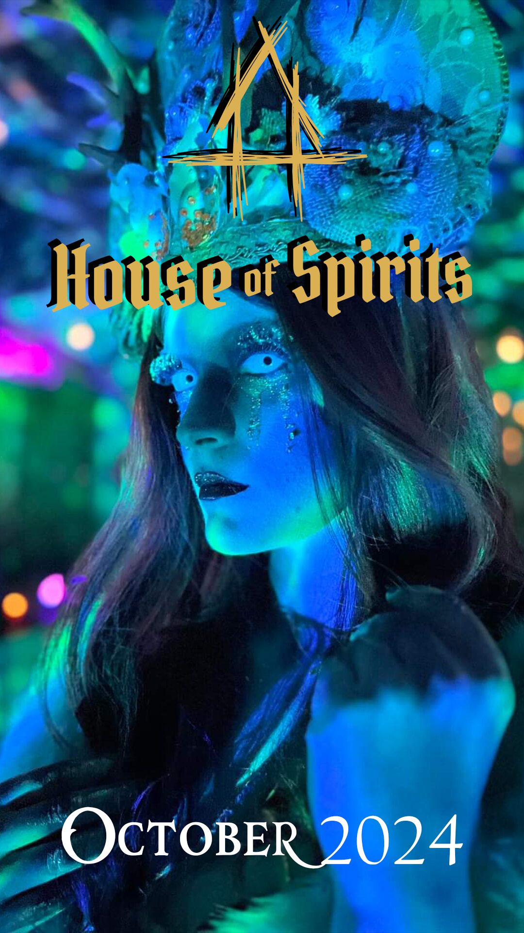 House of Spirits is a free-roam cocktail party inside of an elegantly macabre haunted home!