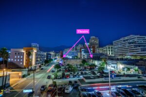 City view from Nocturne Theatre