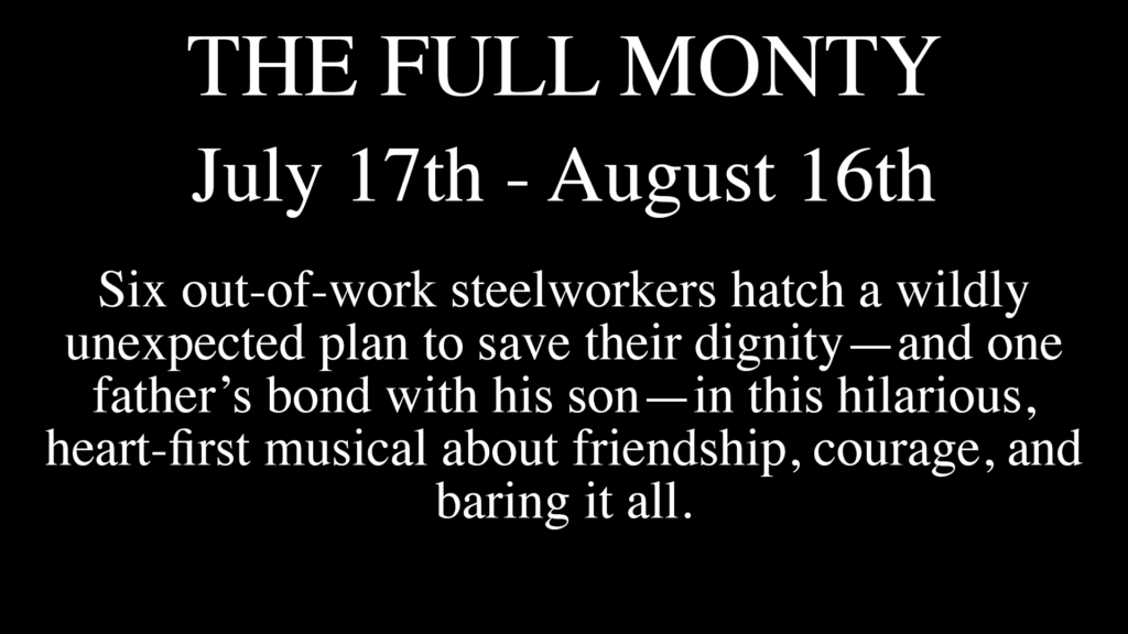 The Full Monty show dates at Nocturne Theatre