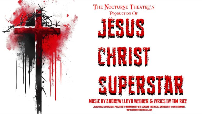 Jesus Christ Superstar live show poster at Nocturne Theatre