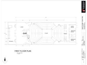 First floor plan of Nocturne Theatre
