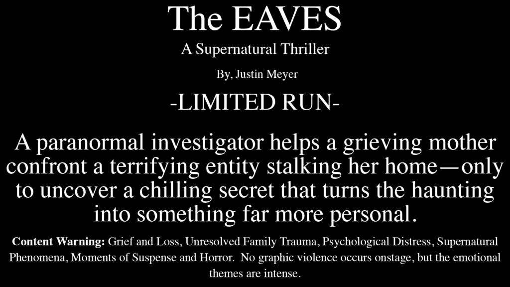 Upcoming show dates at Nocturne Theatre