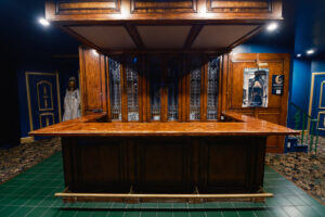 Bar area close-up at Nocturne Theatre