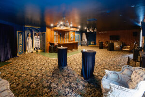 Lobby corner area at Nocturne Theatre